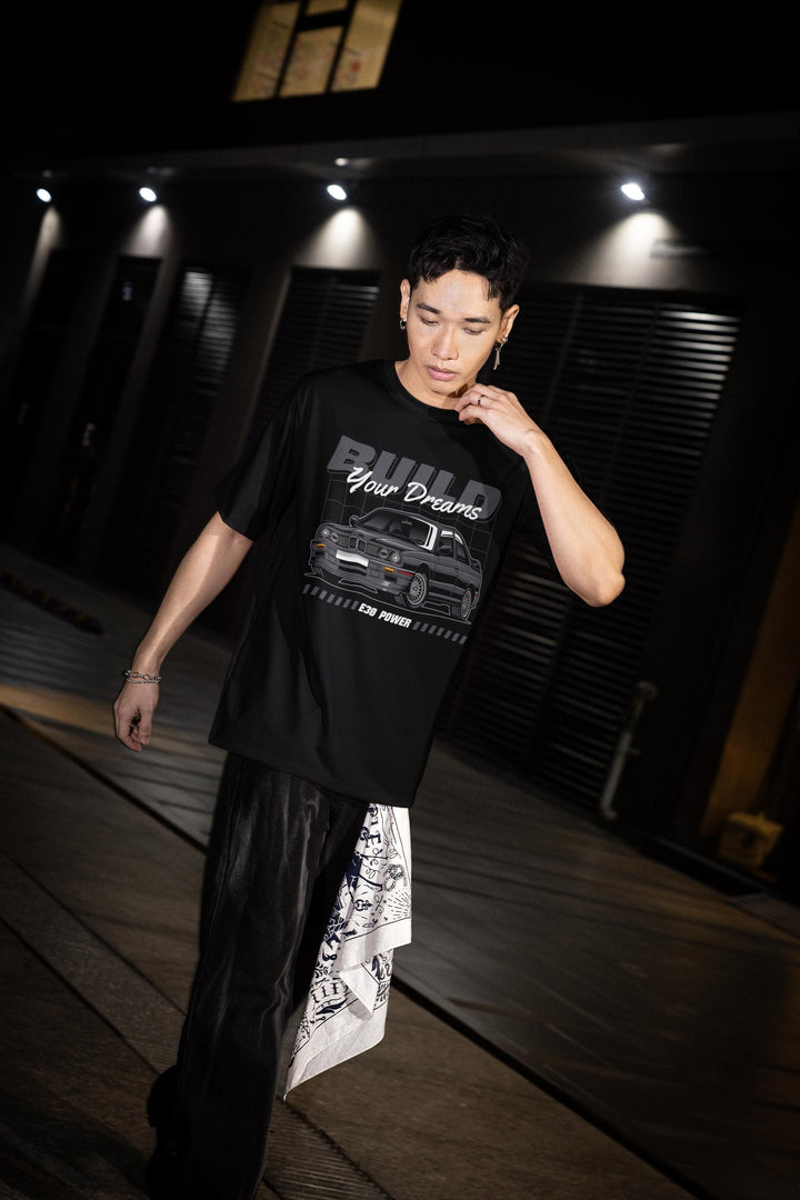 BMW E30 "Build Your Dreams" T-Shirt | Car Enthusiast Streetwear