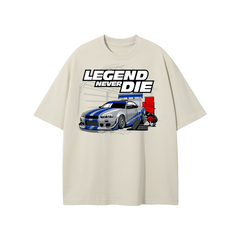 Nissan Skyline R34 Legend Never Die Oversized T-Shirt