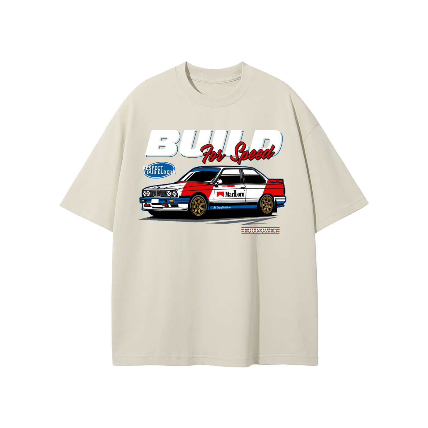 BMW "Build for Speed" T-Shirt | Car Enthusiast Streetwear