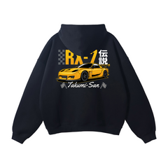 Mazda RX-7 Hoodie | JDM Rotary Legend Streetwear Pullover | Takumi-San Car Enthusiast Sweatshirt
