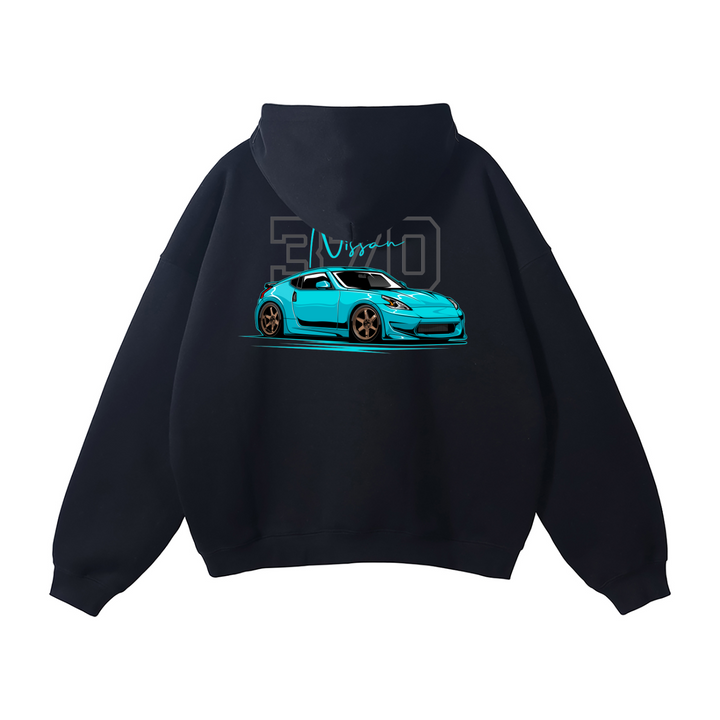 Nissan 370Z Street Build Back Graphic Hoodie\