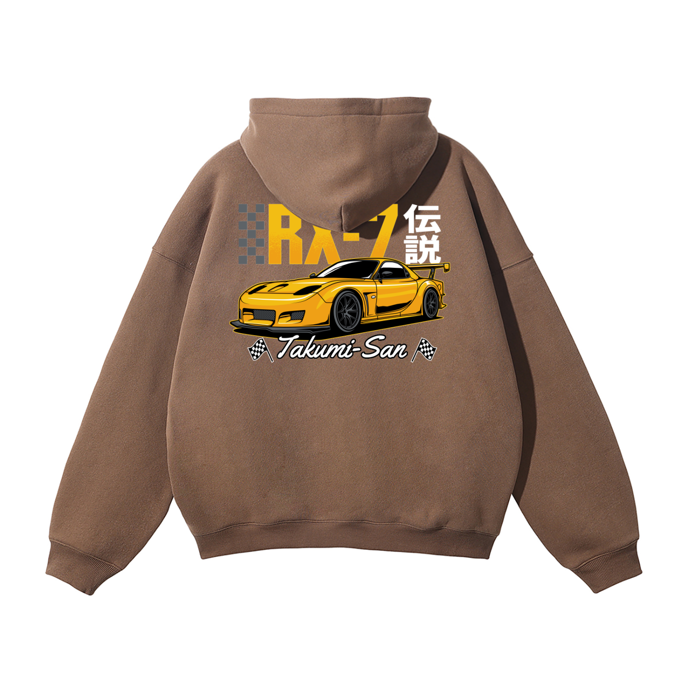 Mazda RX-7 Hoodie | JDM Rotary Legend Streetwear Pullover | Takumi-San Car Enthusiast Sweatshirt