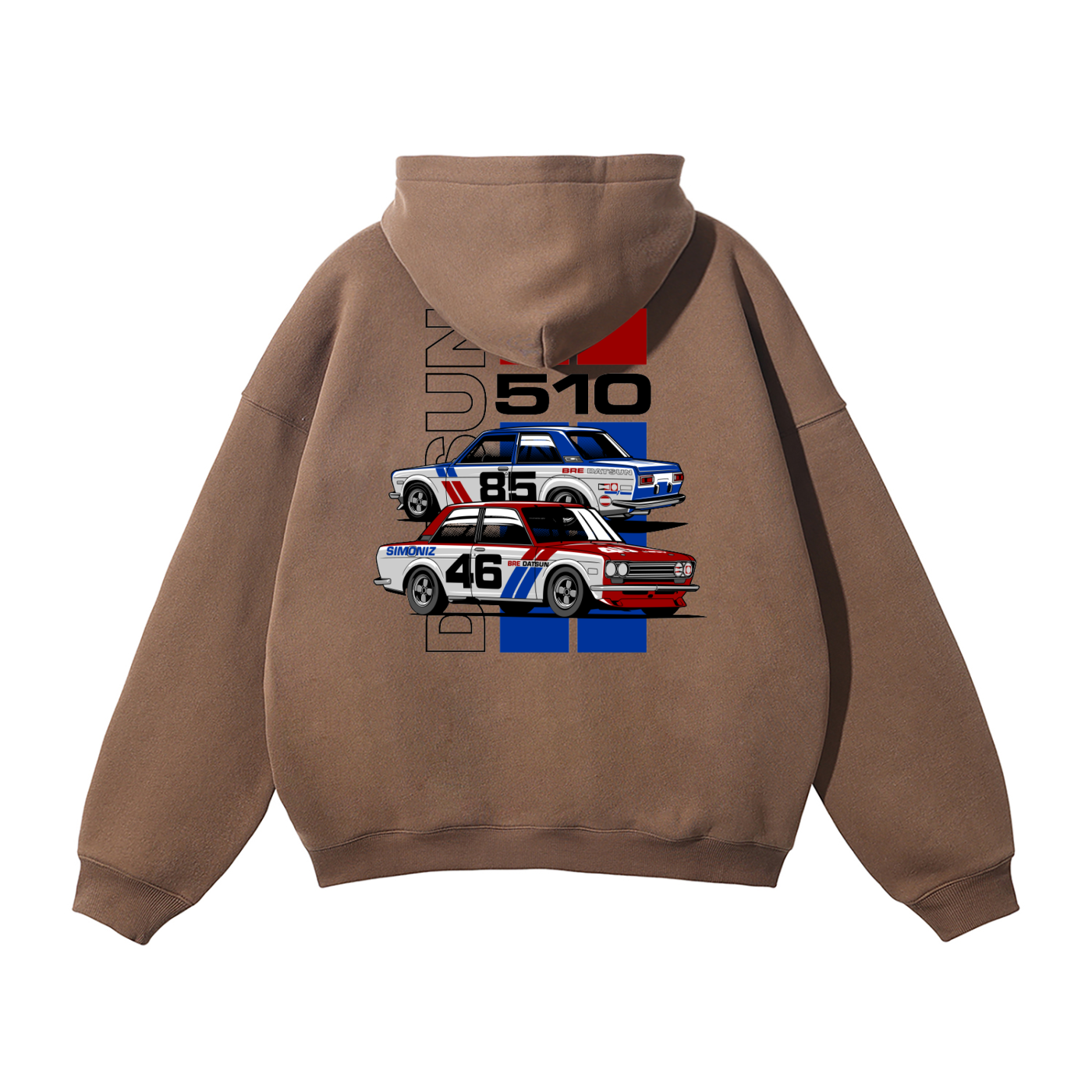 Datsun 510 Racing Hoodie | Men’s Streetwear Cotton-Blend Sweatshirt
