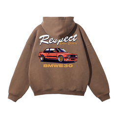 BMW E30 "Respect Your Elders" Hoodie | Car Enthusiast Streetwear