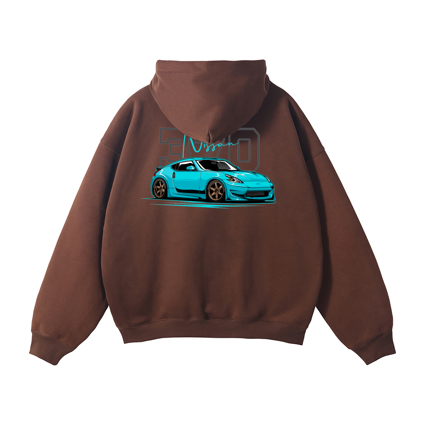 Nissan 370Z Street Build Back Graphic Hoodie\