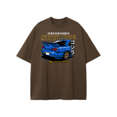 Nissan Skyline GT-R R34 Japanese Legend Oversized T-Shirt