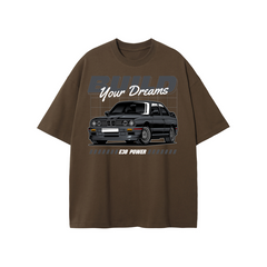 BMW E30 "Build Your Dreams" T-Shirt | Car Enthusiast Streetwear