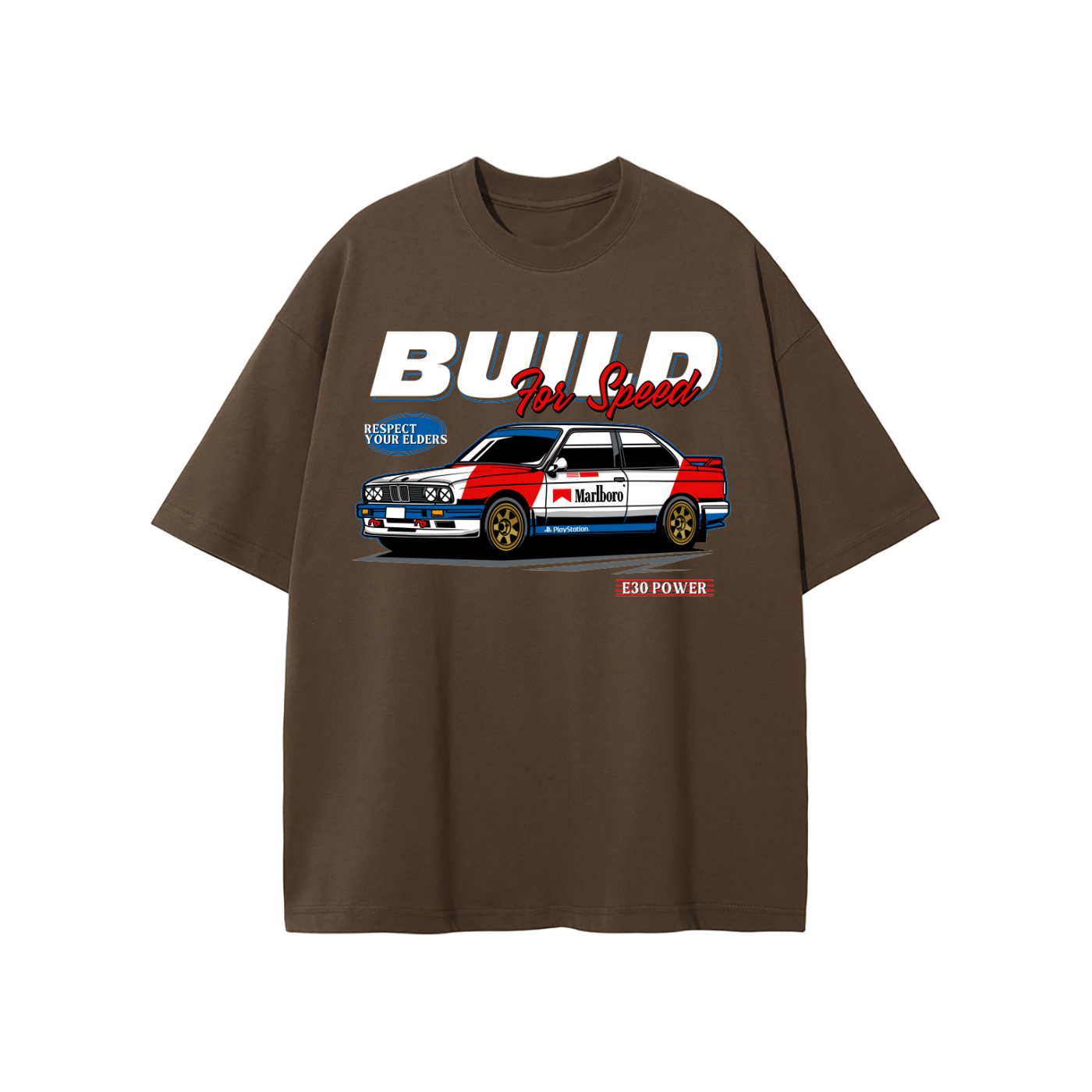 BMW "Build for Speed" T-Shirt | Car Enthusiast Streetwear
