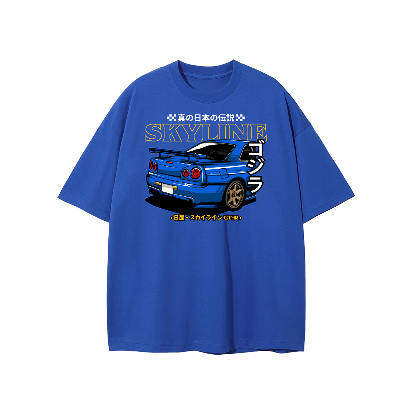 Nissan Skyline GT-R R34 Japanese Legend Oversized T-Shirt