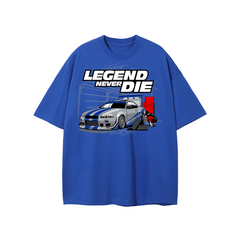 Nissan Skyline R34 Legend Never Die Oversized T-Shirt