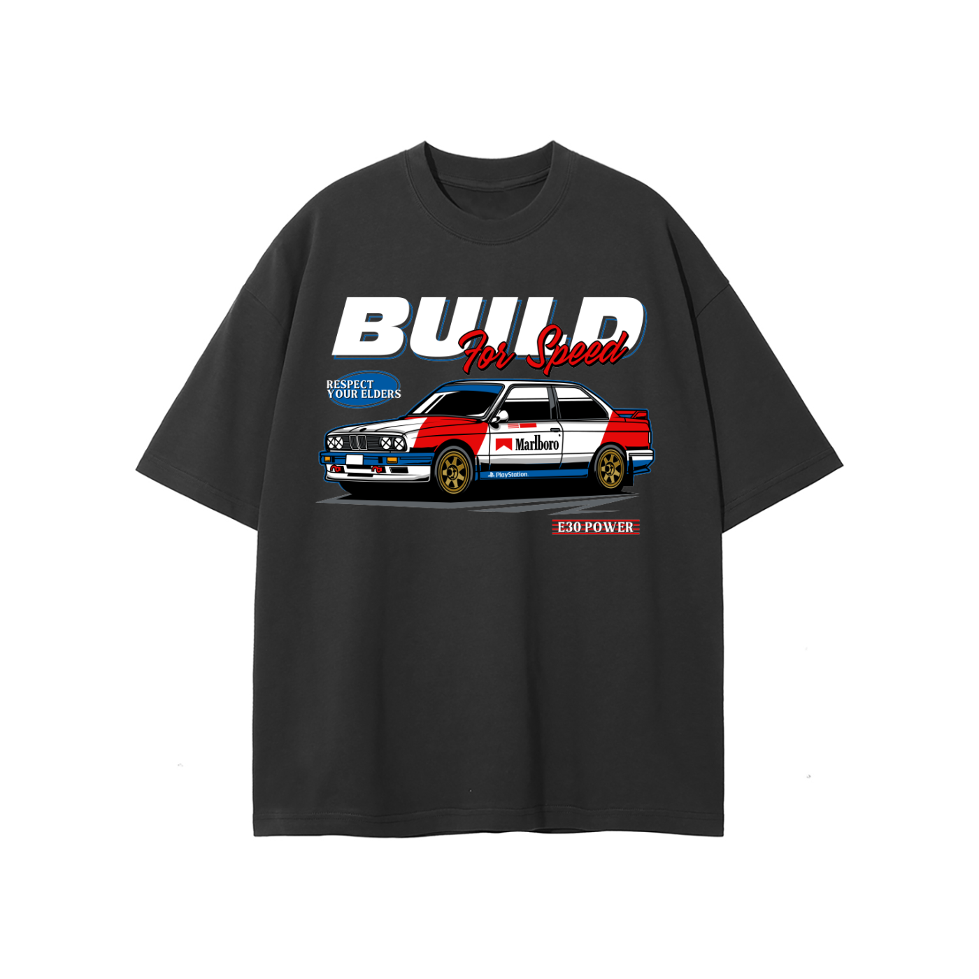 BMW "Build for Speed" T-Shirt | Car Enthusiast Streetwear