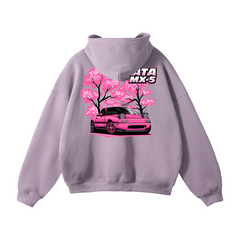 Mazda Miata MX-5 Hoodie | Cherry Blossom JDM Car Enthusiast Streetwear | Automotive Gift Sweatshirt