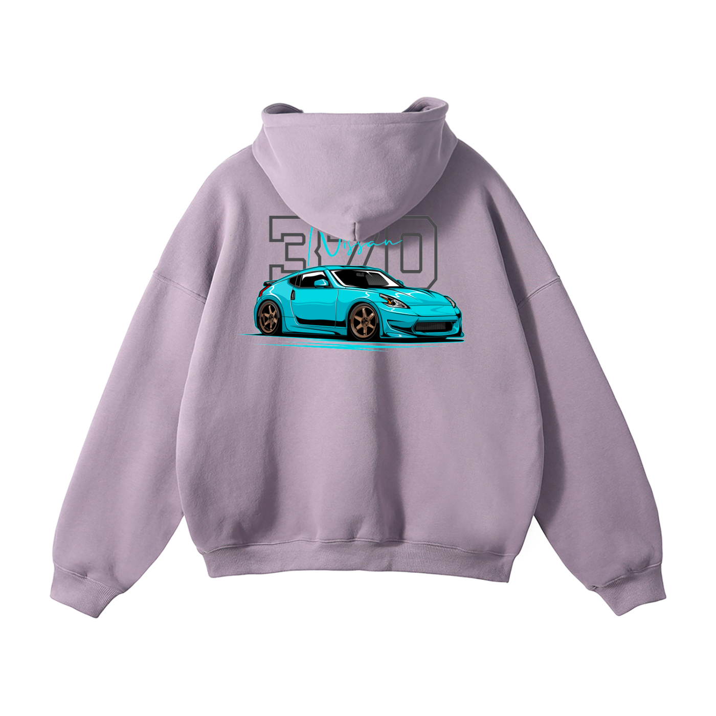 Nissan 370Z Street Build Back Graphic Hoodie\