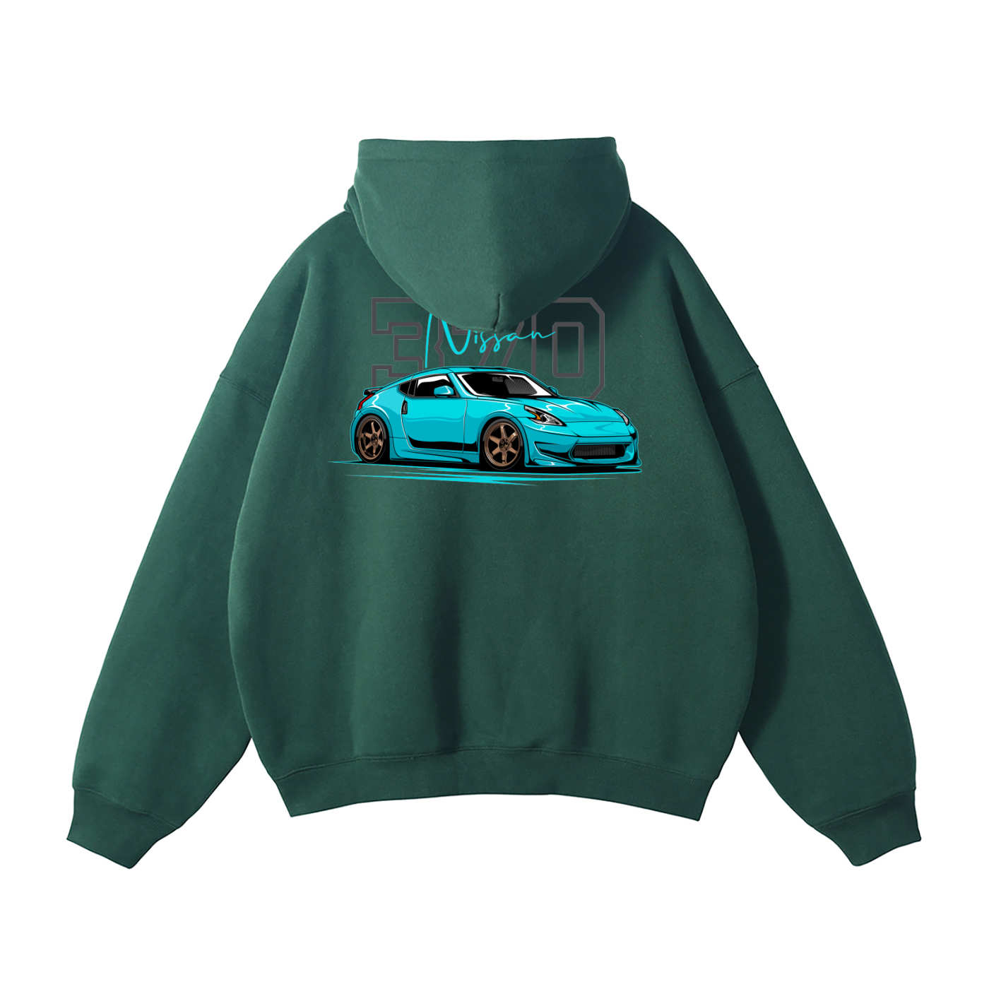 Nissan 370Z Street Build Back Graphic Hoodie\