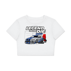 Nissan Skyline R34 Legend Never Die Crop Top