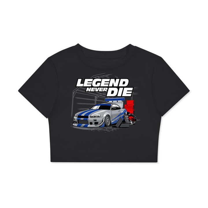 Nissan Skyline R34 Legend Never Die Crop Top