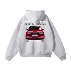 BMW “Respect Your Elders” Hoodie | Bimmers Car Enthusiast Streetwear | Chrome and Cotton Automotive Sweatshirt