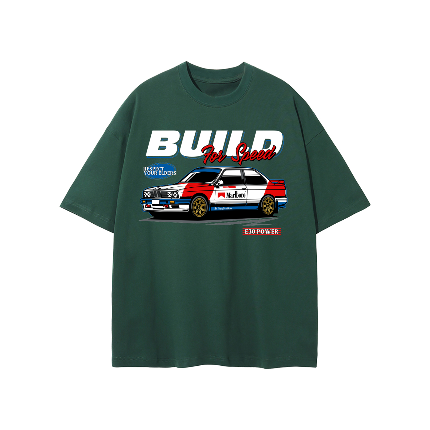 BMW "Build for Speed" T-Shirt | Car Enthusiast Streetwear
