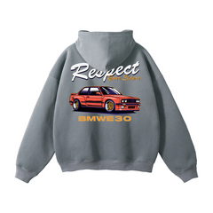BMW E30 "Respect Your Elders" Hoodie | Car Enthusiast Streetwear