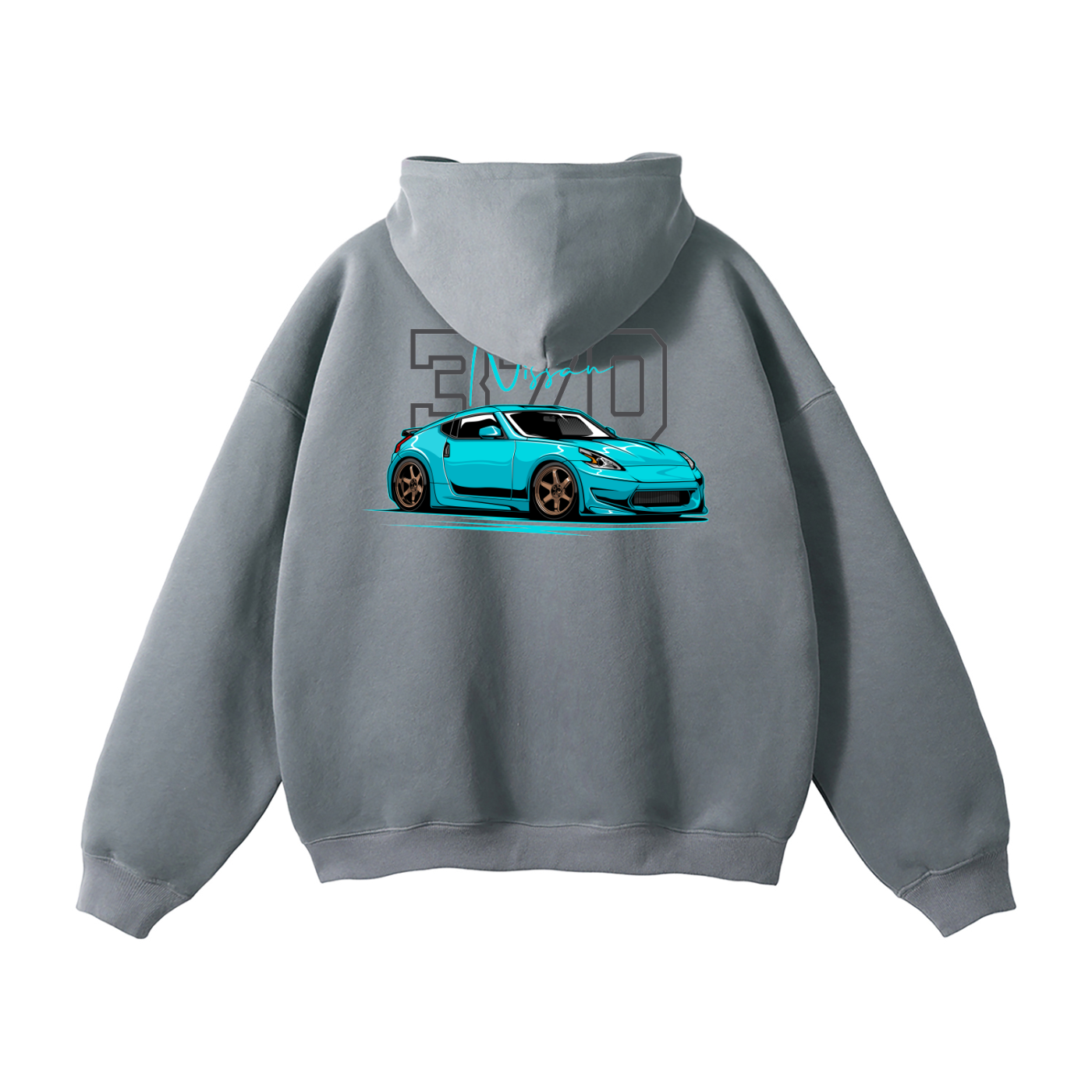 Nissan 370Z Street Build Back Graphic Hoodie\