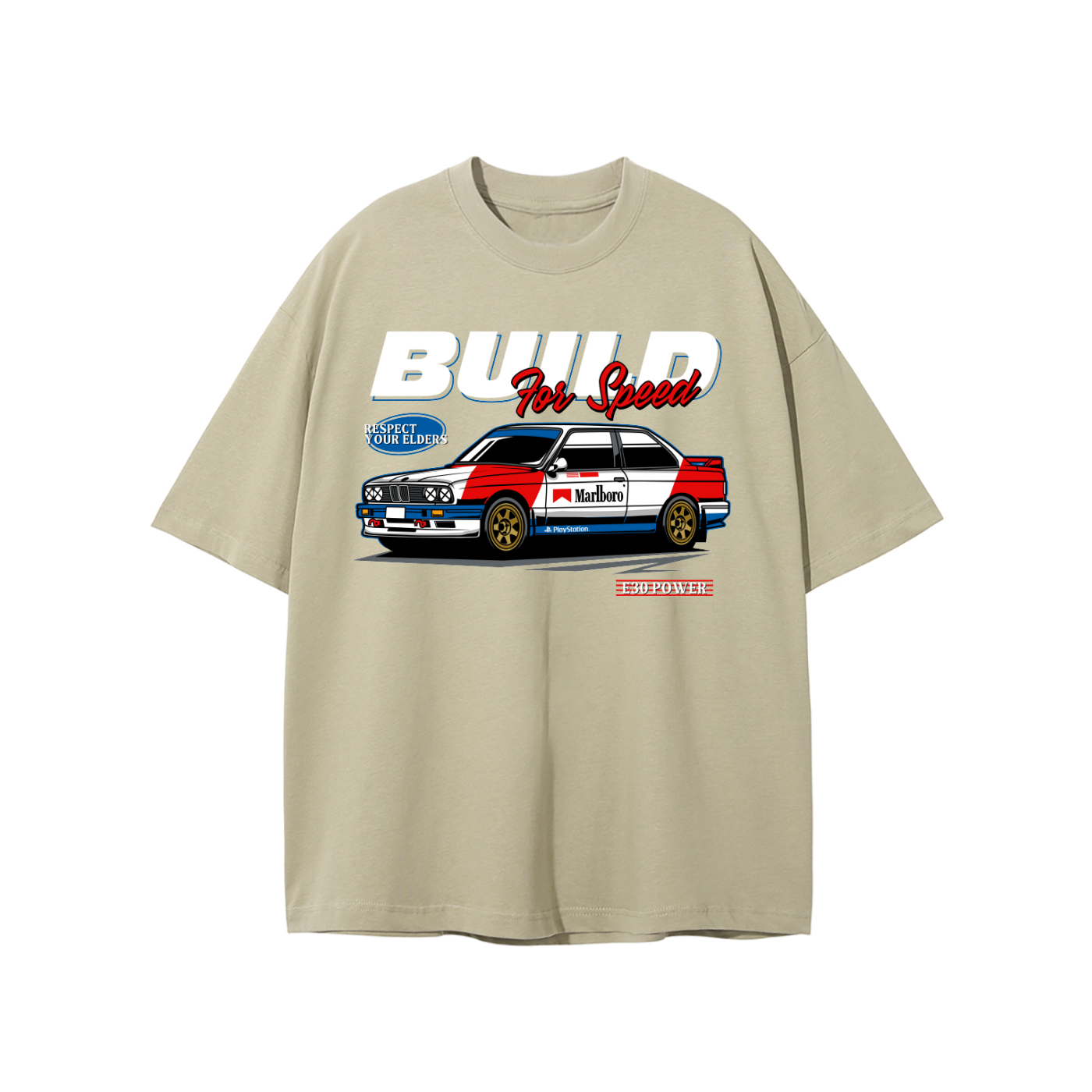 BMW "Build for Speed" T-Shirt | Car Enthusiast Streetwear