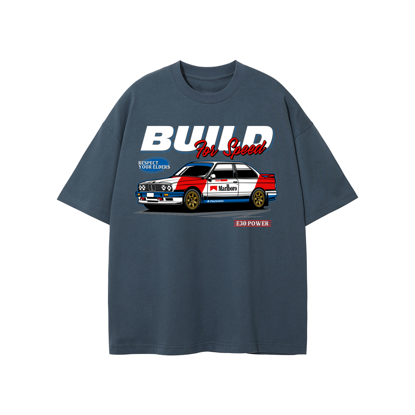 BMW "Build for Speed" T-Shirt | Car Enthusiast Streetwear