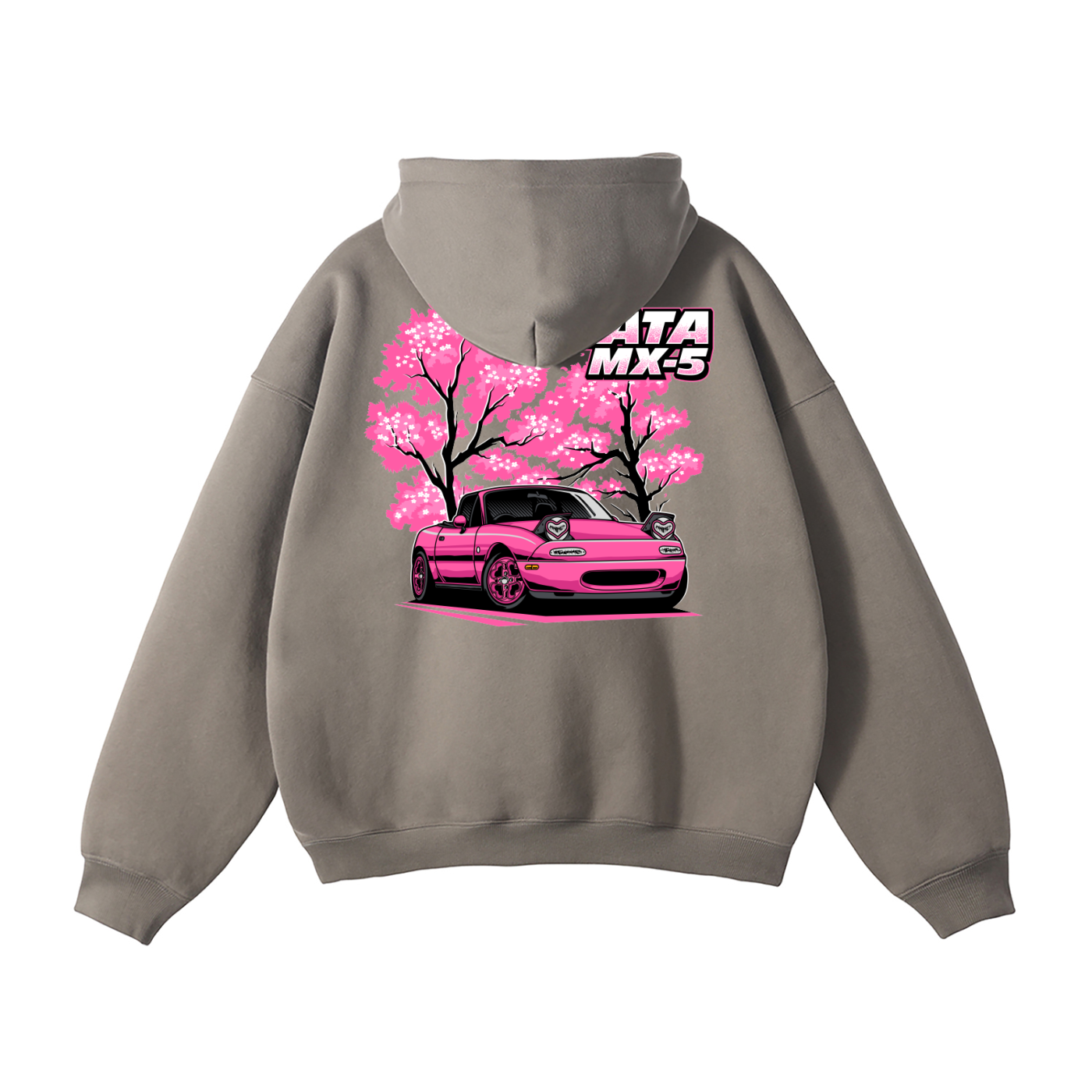 Mazda Miata MX-5 Hoodie | Cherry Blossom JDM Car Enthusiast Streetwear | Automotive Gift Sweatshirt
