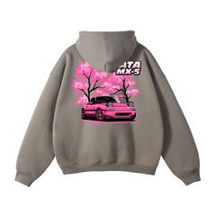 Mazda Miata MX-5 Hoodie | Cherry Blossom JDM Car Enthusiast Streetwear | Automotive Gift Sweatshirt
