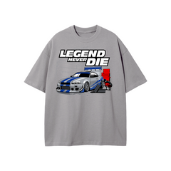 Nissan Skyline R34 Legend Never Die Oversized T-Shirt