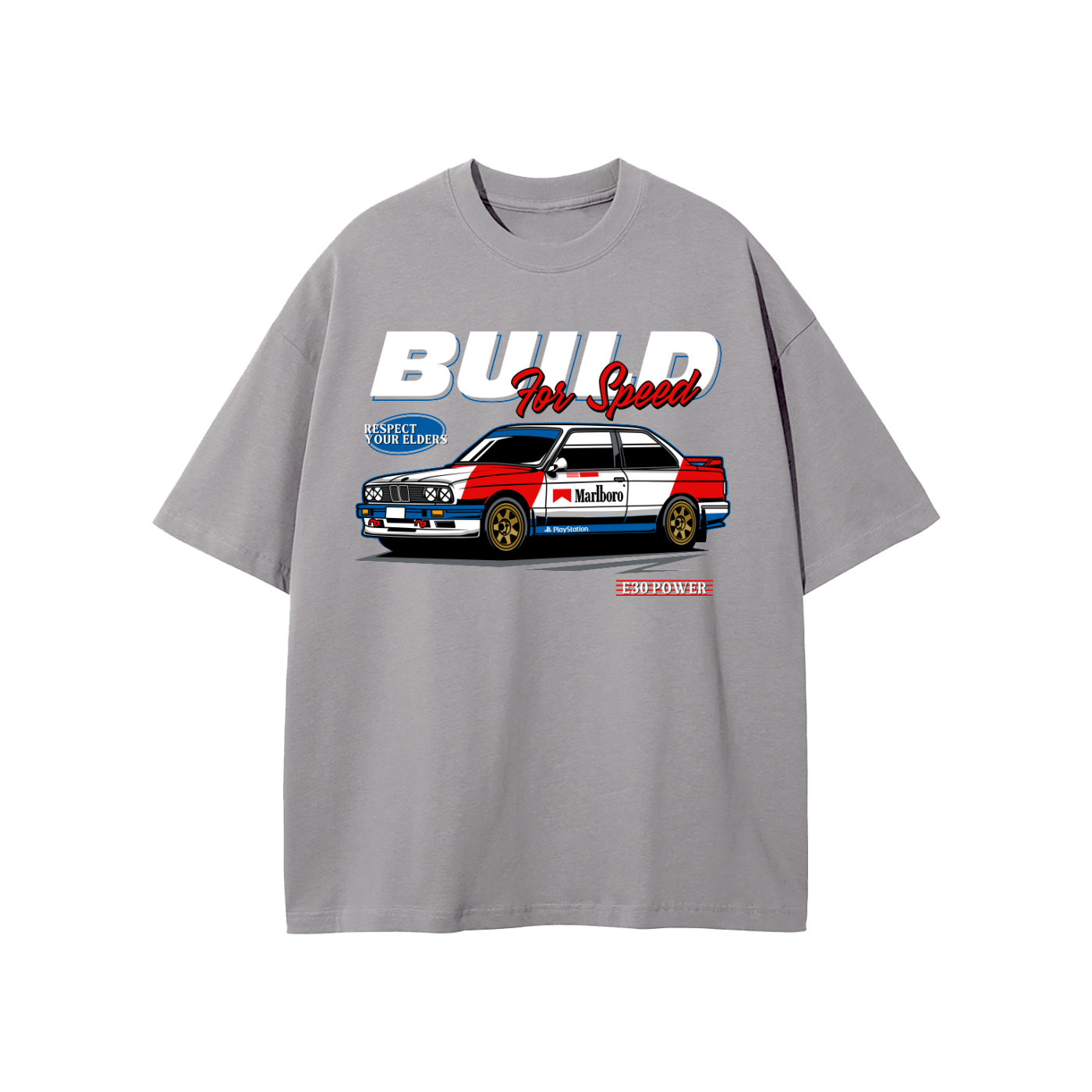 BMW "Build for Speed" T-Shirt | Car Enthusiast Streetwear