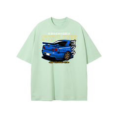 Nissan Skyline GT-R R34 Japanese Legend Oversized T-Shirt