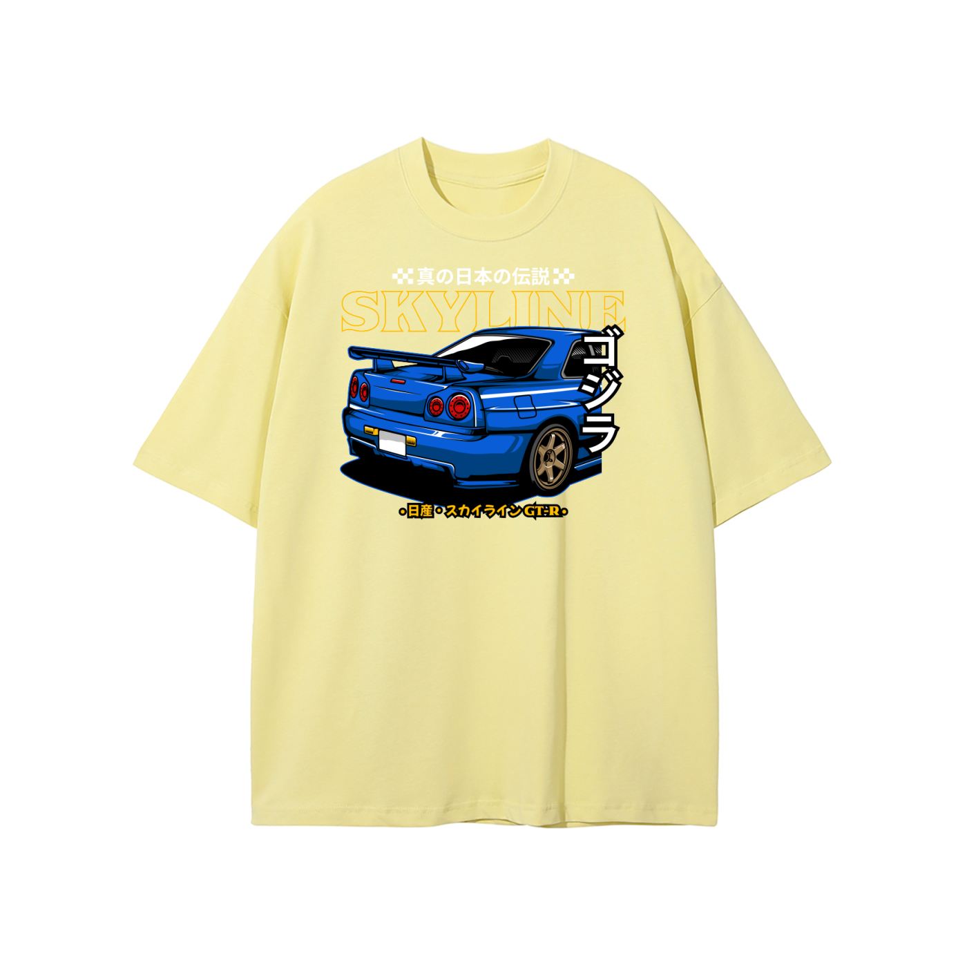 Nissan Skyline GT-R R34 Japanese Legend Oversized T-Shirt