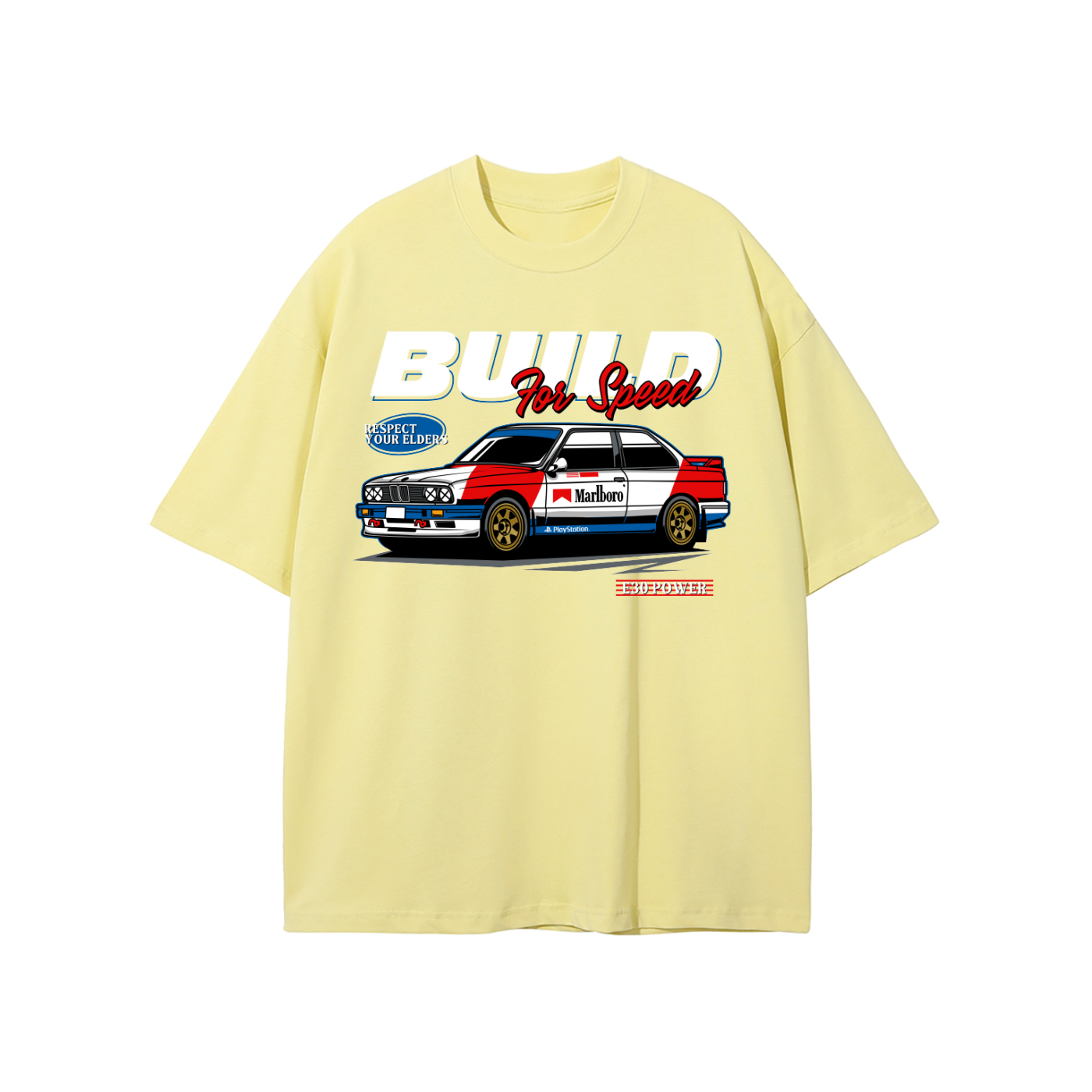 BMW "Build for Speed" T-Shirt | Car Enthusiast Streetwear