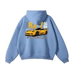 Mazda RX-7 Hoodie | JDM Rotary Legend Streetwear Pullover | Takumi-San Car Enthusiast Sweatshirt