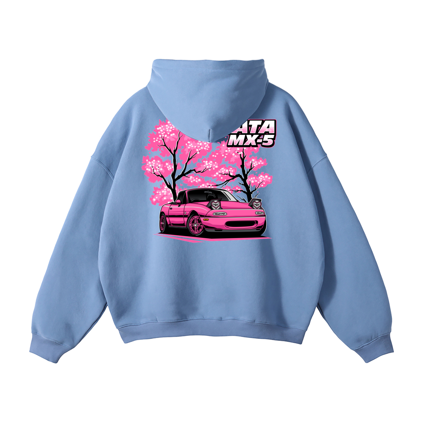 Mazda Miata MX-5 Hoodie | Cherry Blossom JDM Car Enthusiast Streetwear | Automotive Gift Sweatshirt