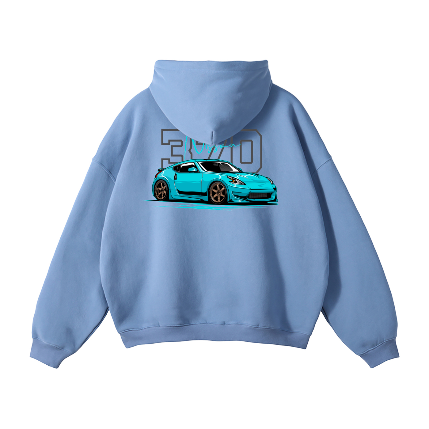 Nissan 370Z Street Build Back Graphic Hoodie\