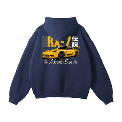 Mazda RX-7 Hoodie | JDM Rotary Legend Streetwear Pullover | Takumi-San Car Enthusiast Sweatshirt
