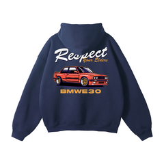 BMW E30 "Respect Your Elders" Hoodie | Car Enthusiast Streetwear