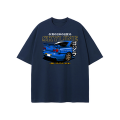 Nissan Skyline GT-R R34 Japanese Legend Oversized T-Shirt
