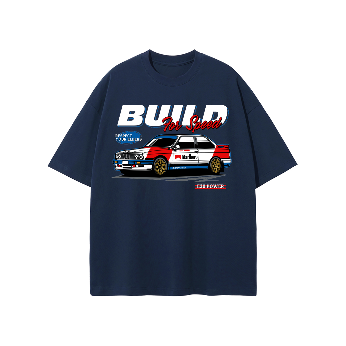 BMW "Build for Speed" T-Shirt | Car Enthusiast Streetwear