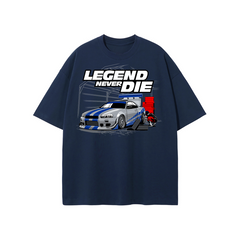 Nissan Skyline R34 Legend Never Die Oversized T-Shirt