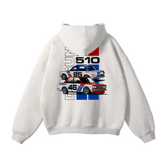 Datsun 510 Racing Hoodie | Men’s Streetwear Cotton-Blend Sweatshirt