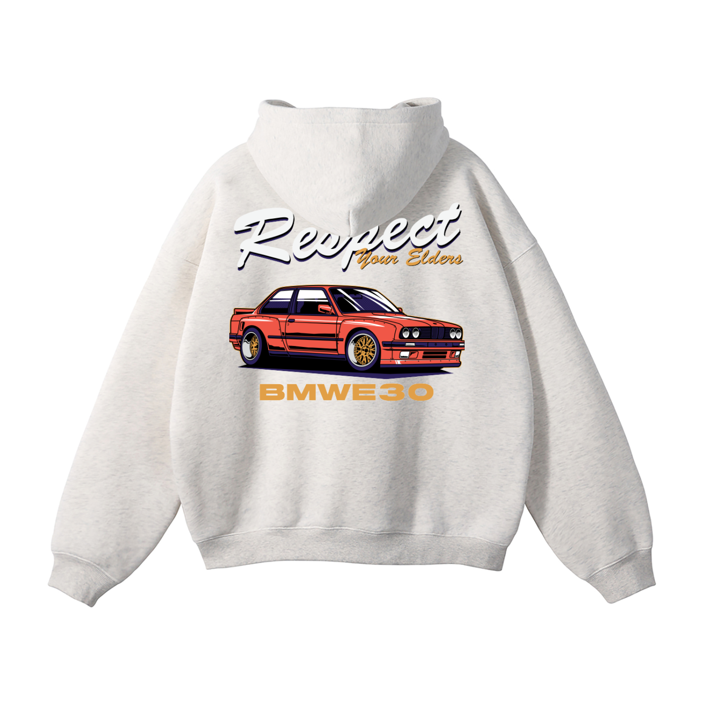BMW E30 "Respect Your Elders" Hoodie | Car Enthusiast Streetwear