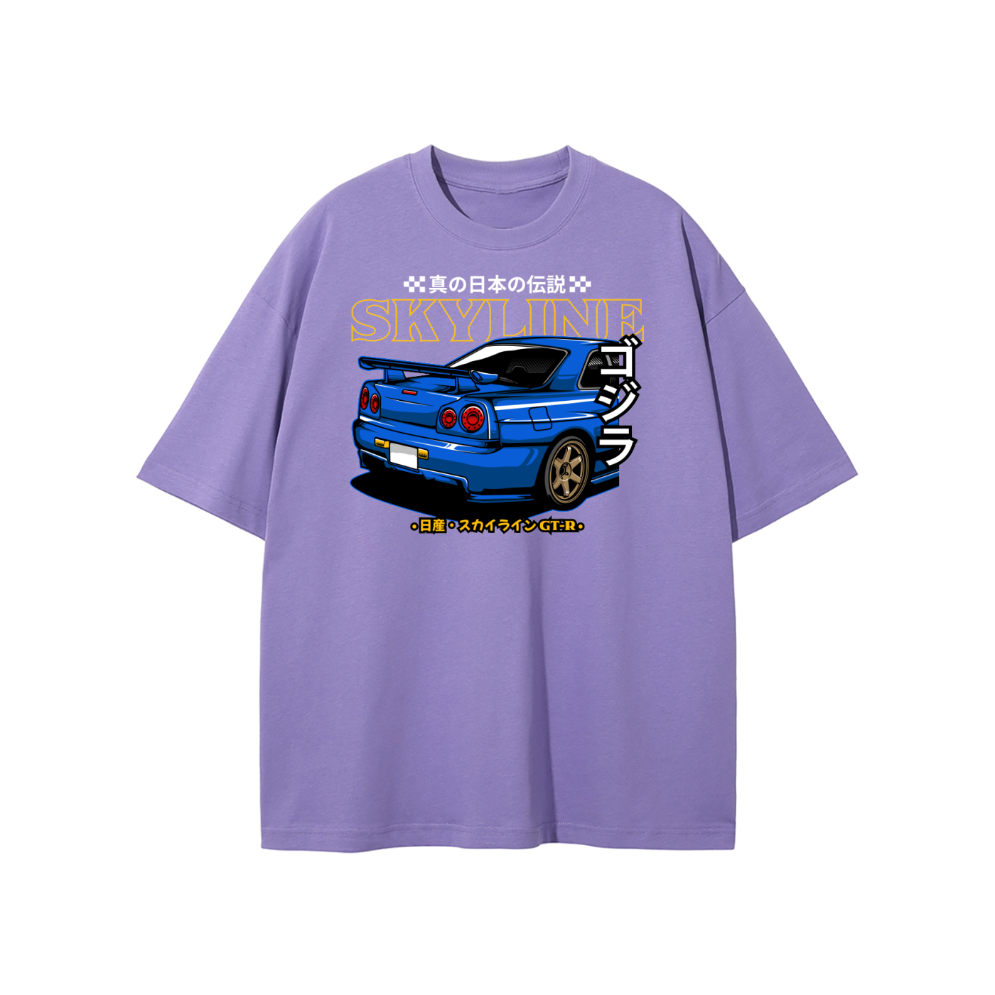 Nissan Skyline GT-R R34 Japanese Legend Oversized T-Shirt