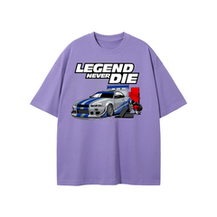 Nissan Skyline R34 Legend Never Die Oversized T-Shirt