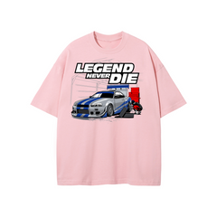 Nissan Skyline R34 Legend Never Die Oversized T-Shirt
