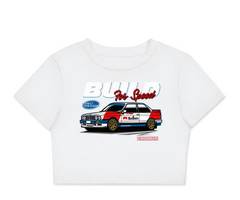 BMW E30 Built for Speed Retro Crop Top