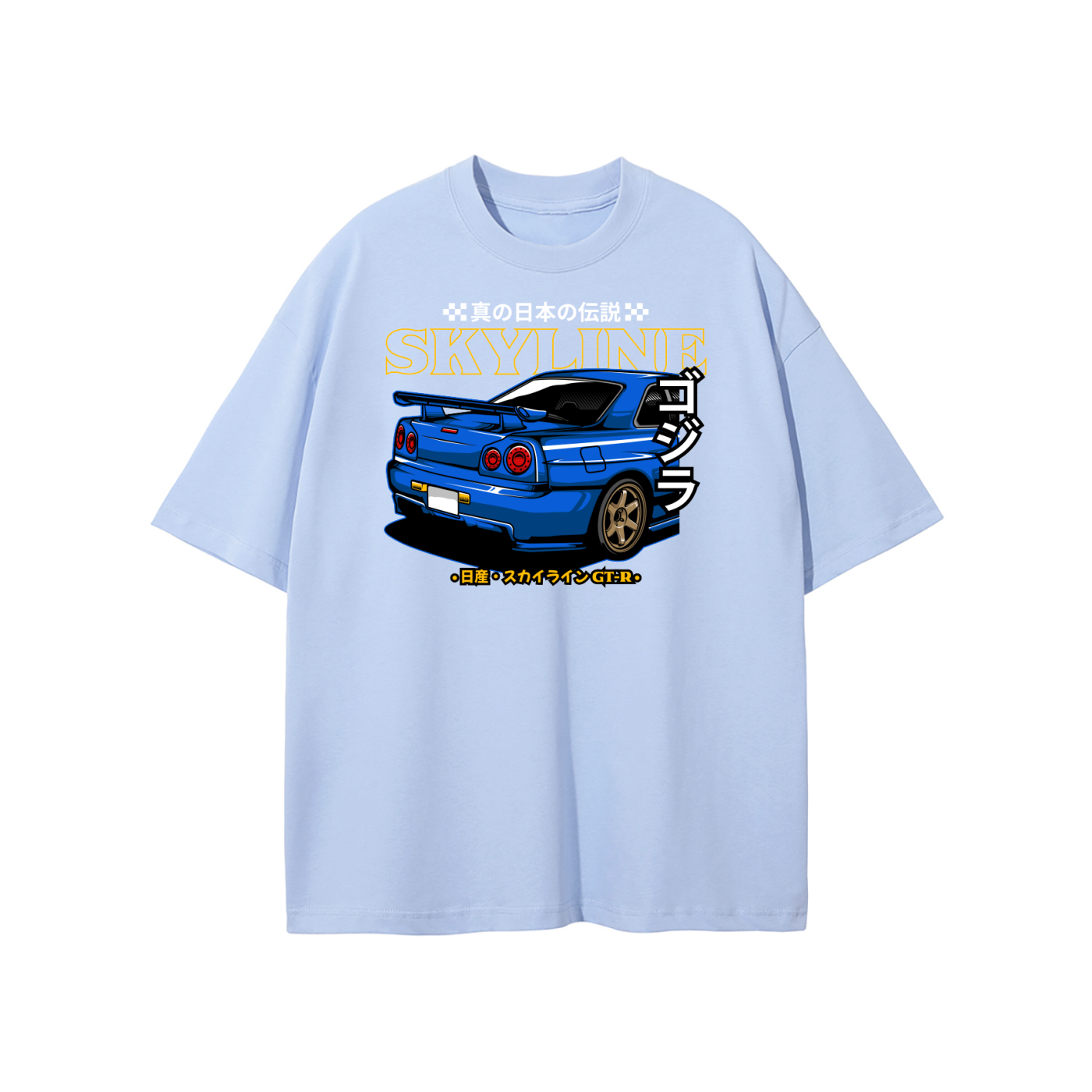 Nissan Skyline GT-R R34 Japanese Legend Oversized T-Shirt