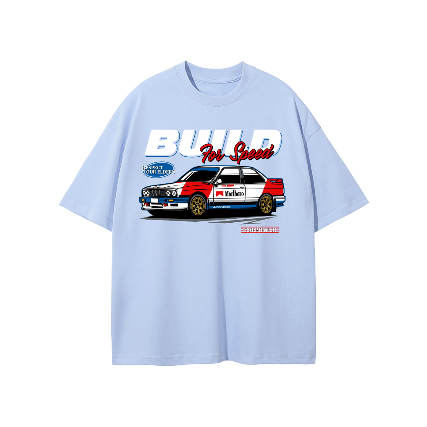 BMW "Build for Speed" T-Shirt | Car Enthusiast Streetwear