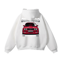 BMW “Respect Your Elders” Hoodie | Bimmers Car Enthusiast Streetwear | Chrome and Cotton Automotive Sweatshirt